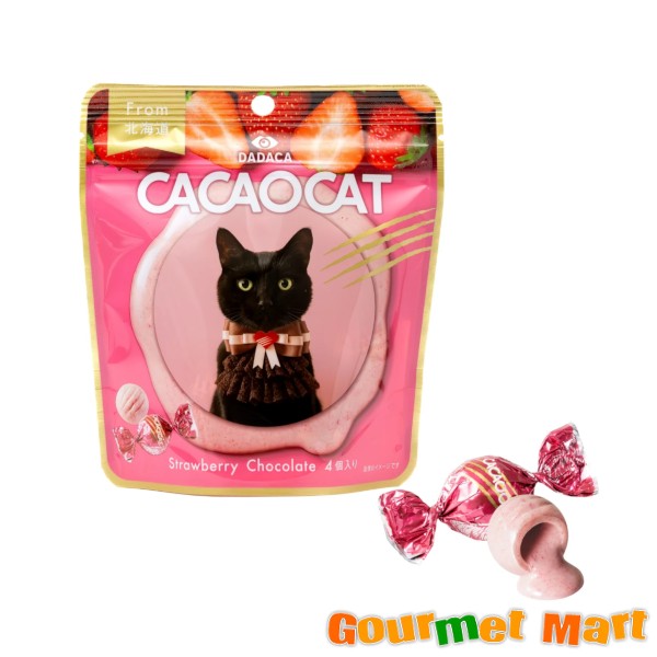 CACAOCAT ストロベリー 4個入 スイーツ チョコ プレゼント 贈り物 お取り寄せ ギフト