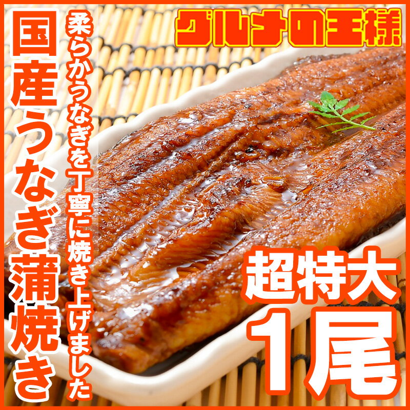 超特大！国産うなぎ蒲焼き 平均250g前後×1尾 タレ付き 柔らかうなぎを丁寧に焼き上げた！まさに国産の最高級品質。デパ地下にも卸しています うなぎ ウナギ 鰻 うな丼 うな重 ひつまぶし 土用の丑 レシピ 築地市場 豊洲市場 ギフト