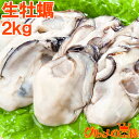 生牡蠣 2kg 生食用カキ 冷凍時1kg 解凍後850g×2パック 冷凍むき身牡蠣 生食用 新製法で冷凍なのに生食可能な牡蠣で濃…