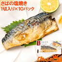 送料無料 さば塩焼 1枚×10パック さばの塩焼き さば サバ 鯖 鯖塩焼き 塩焼き 焼き魚 切り身 魚菜 ファストフィッシュ レトルトパック おかず お惣菜 調理済み 業務用 豊洲市場rn