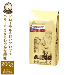 コスタリカ世界規格Qグレード珈琲豆（200g）/グルメコーヒー豆専門加藤珈琲店/珈琲豆