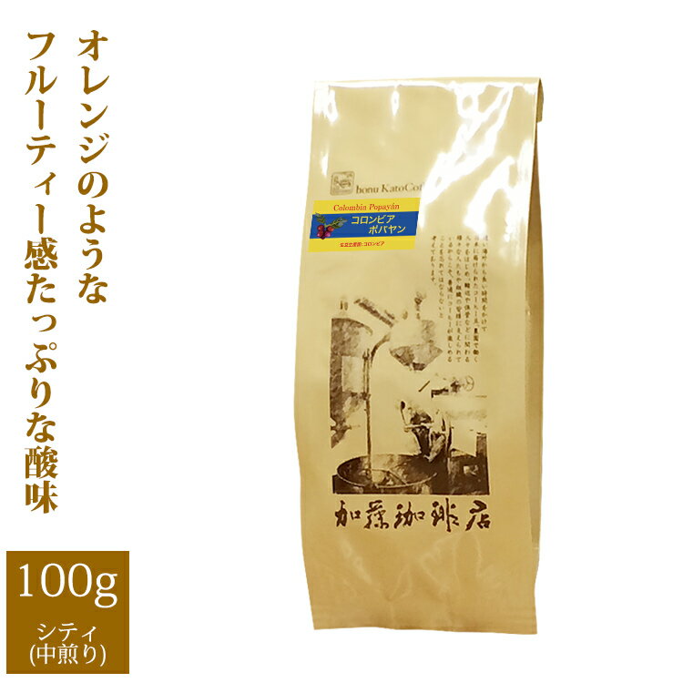 コロンビア・ポパヤン（100g）/珈琲豆　加藤珈琲店　コーヒー　コーヒー豆　加藤珈琲