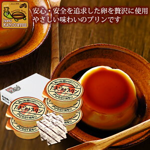 (5個)秋川牧園の卵で作ったプリン　やさしい味　たまごプリン　無農薬　遺伝子組み換えでない　加藤珈琲店　コーヒー　プチギフト