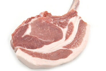 和豚もちぶた 骨付き ロース チョップ（大 約350g） 柔らか食感！旨味の濃い骨付きステーキ