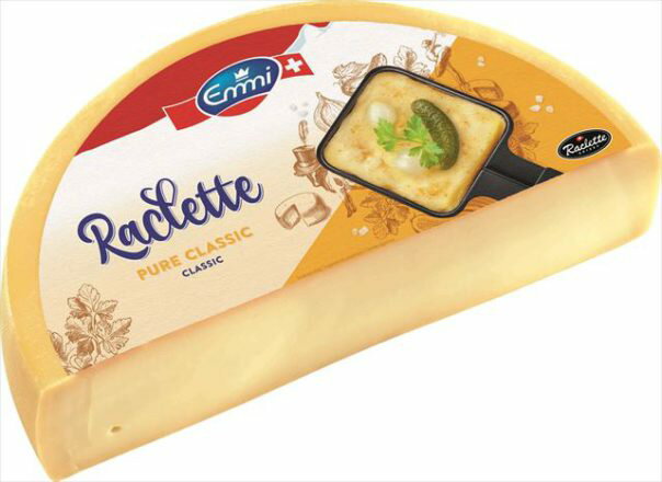 ラクレットチーズ ハーフ 約 2.5Kg(冷蔵) スイス ハードセミハードタイプ ★1個あたりおよそ17900円ですが目方売り商品ですのでお支払い価格が変わります。
