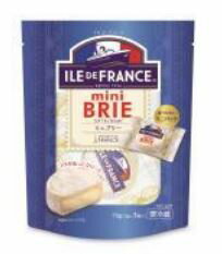 フランス産 イル・ド・フランス ミニブリー3P 75g(冷蔵) フランス/チーズ/白カビタイプ