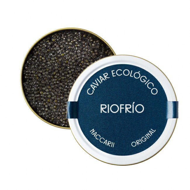 スペインの南部グラナダの山々の湧水で育てられるチョウザメの養殖場は、天然の生息地を再現した理想的な環境です。 水源も近くわずか300mしか離れておらず、水温は14～16℃に保たれています。毎秒1200Lの水流があり、自然な環境で16年～18年かけて育てられています。 リオフリオは、最高のキャビアを生産するために必要な時間と環境をチョウザメに与えています。2001年、リオフリオは世界で初めてチョウザメとキャビアのエコロジー認証を取得しました。受精卵から長い年月をかけて育てた希少なナカリキャビアは、味わい深く繊細で新鮮なキャビアです。 16年以上飼育された長期飼育のキャビアは、サテンがかったグレーの色合いで、約2.8～3.0mmと大粒です。しっかりとした粒感、プチっとした食感、マイルドな味わいで豊かな香りが口の中に広がります。（ ※キャビアの大きさと色には個体差があります） 贅沢な気分を味わいたい夜には、乾杯のシャンパンにナカリキャビアを添えると、さらに華やかなひとときを演出できますよ！好事の際のお祝いやクリスマスなどでも是非ご利用ください。 ★冷蔵4℃以下の保管となります。とても温度に繊細な食品ですので、開封後はお早めにお召し上がり下さい。クリーミーな口当たり！