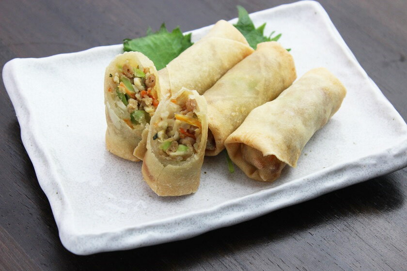 【10種の野菜春巻き 500g（20本）】ベトナム サクサク 揚げ物 フライ 和食 中華 惣菜 冷凍 冷凍食品 オードブル パーティ 手土産 お土産 業務用 家庭用 おつまみ つまみ お弁当 弁当 おかず アジアン 料理　ヴィーガン