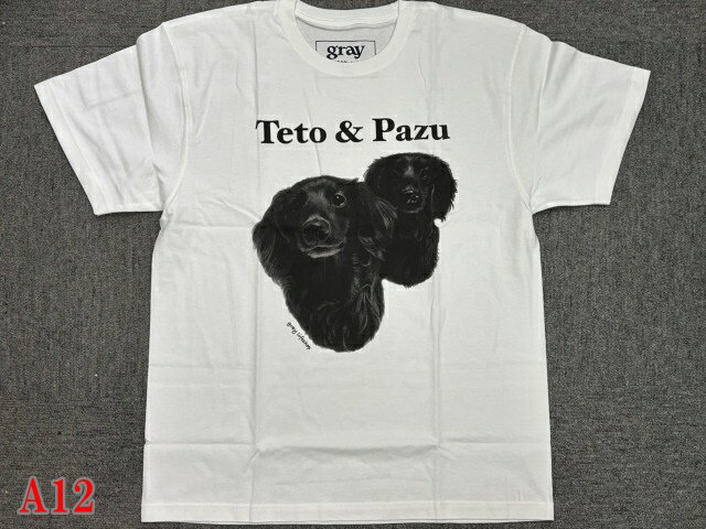 gray us 100% cotton テト&パズー