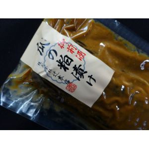 瓜の粕漬け 御前酒の酒粕の旨味たっぷり　上品な味わい