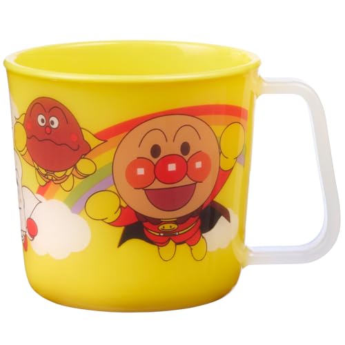 レック アンパンマン マグカップ 210mL (イエロー) 絵柄がはがれない/食洗機・電子レンジ OK/かたむかずに持てるワイド取手 送料無料