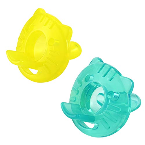 レック (LEC) DREAM COLLECTION やわらか おしゃぶり 2個入 (無塗装 シリコーンゴム一体型) A00052 送料無料