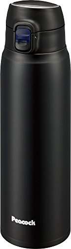 ピーコック魔法瓶工業(The-peacock) ピーコック 水筒 ステンレスボトル ワンタッチタイプ マットブラック 700ml AMY 送料無料