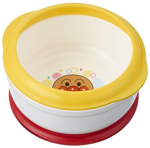 アンパンマン ステップアップ ボウル/ステップアップしながらスプーンの練習/電子レンジ ・ 食洗器 ・ ..