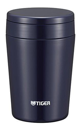 タイガー魔法瓶(TIGER) タイガー 魔法瓶 真空 断熱 スープ ジャー 380ml 保温 弁当箱 広口 まる底 インディゴブルー M 送料無料