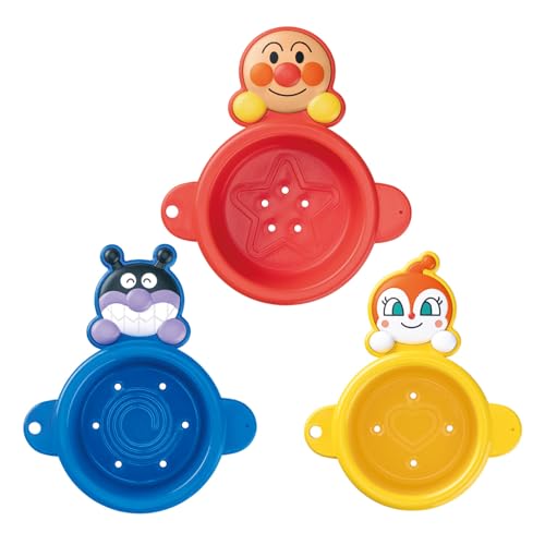 ジョイパレット(JOYPALETTE) アンパンマン つなげて！かさねて！ おふろでシャワーカップ 送料無料