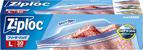Ziploc ジップロック フリーザーバッグ L ×30枚 送料無料