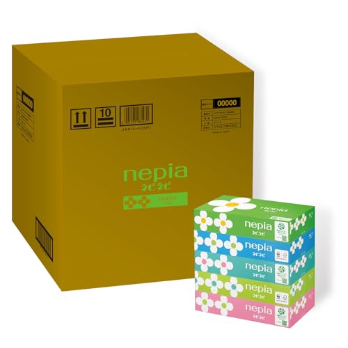 ネピア ネピネピ ティシュ 300枚(150組)×60箱(5箱×12パック)【ケース品】 送料無料 ネピア ネピネピ ティシュ 300枚(150組)×60箱(5箱×12パック)【ケース品】 送料無料