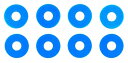 タミヤ ホップアップオプションズ No.646 OP.646 ホイールスペーサーセット ブルー 53646 送料無料