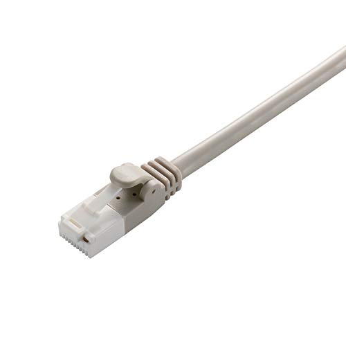 エレコム LANケーブル CAT6 2m ツメが折れない 爪折れ防止コネクタ 簡易パッケージ...