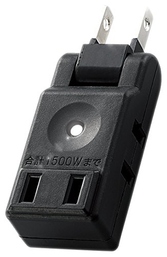 エレコム 電源タップ コンパクト 超薄型設計 3個口 ブラック AVT-M01-23BK 送料無料