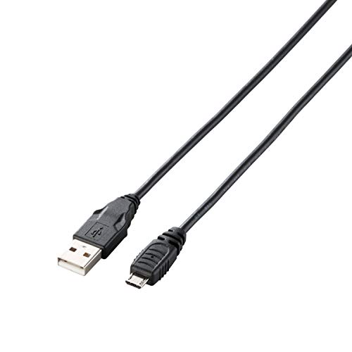 エレコム USBケーブル 【microB】 USB2.0 (USB A オス to microB オス) PlayStatio...
