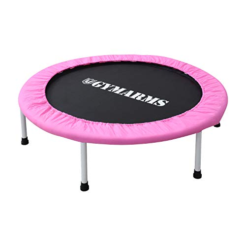 102cmピンク/102cm/OTP-100(PK)・Color:ピンクStyle:102cm・パッケージ個数:1・【トランポリンで気軽に運動】トランポリンは簡単でお手軽に運動ができ、5分間のトランポリン運動で約1のランニングに相当する運動量を得ることができます。他にも体幹を鍛えるなどのメリットがあるので、運動不足や運動初心者の方にオススメの運動です。・【安全性・静音性に優れたトランポリン】金属製のスプリングを使わず、安全性の高い丈夫なテンションゴムを採用しました。万が一、足などが隙間に入ってしまってもゴムなので怪我をしにくく、金属特有のきしむ音が鳴りません。耐荷重は約100で小さいお子様から大人の方までご使用いただけます。・【組立簡単】ストッパーピンでフレームを固定し、カバーをかぶせて脚を取り付けるだけですぐにご使用いただけます。足裏には滑り止めラバーキャップが付いているのでフローリングなどを傷から保護します。また、使用しない時はコンパクトに折り畳めるので場所を取りません。・【仕様】本体サイズ：幅102×奥行102×高さ26.5cm/重量：約5.5kg/収●運動不足や運動初心者の方にオススメの運動です。 ●金属製のスプリングを使わず、安全性の高い丈夫なテンションゴムを採用しました。 ●万が一、足などが隙間に入ってしまってもゴムなので怪我をしにくい仕様です。 ●金属特有のきしむ音が鳴りません。 ●耐荷重は約100で小さいお子様から大人の方までご使用いただけます。 ●折りたたんでコンパクトに収納できます。 ●足裏には滑り止めラバーキャップが付いているのでフローリングなどを傷から保護します。※トランポリンをマンションなどでご使用する場合は、振動が階下にひびく場合がありますので、トランポリンの下に保護マットなどを敷くことをお勧めします。※本製品は家庭用となります。施設などではご使用を控えてください。不特定多数の人が使用する環境での故障や損傷は対象外となります。