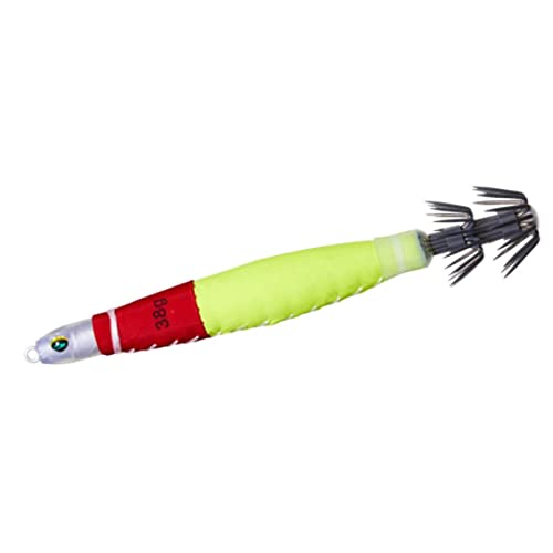 75g赤黄/75g/07345043・Color:赤黄Style:75g・パッケージ個数:1・カラー:赤黄・サイズ:75g (20号)・センターバランスによりイカを乗せやすい水平フォールを実現。・乗りに差が付くコンパクトボディー(従来比約5%ショート化)・刺さりにこだわったSaqSas段差カンナ。水平フォール+小粒ボディー+SaqSasカンナ。新基準イカメタルスッテ。