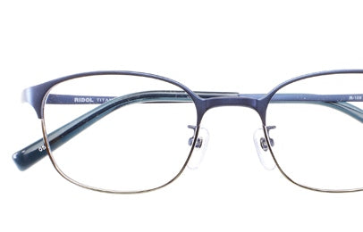 RIDOL TITANIUM リドル R-189　50□20 | 度付き 度なし 度入り 度あり 乱視 伊達 メンズ レディース 本格 おしゃれ フレーム 高級