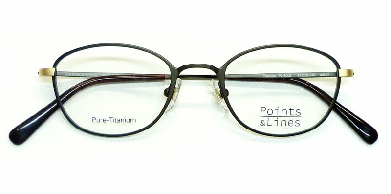 Glasses - Points & Lines ポイントアンドライン PL-8008 | 度付き 度なし 度入り 度あり 乱視 伊達 メンズ レディース 本格 おしゃれ フレーム 高級