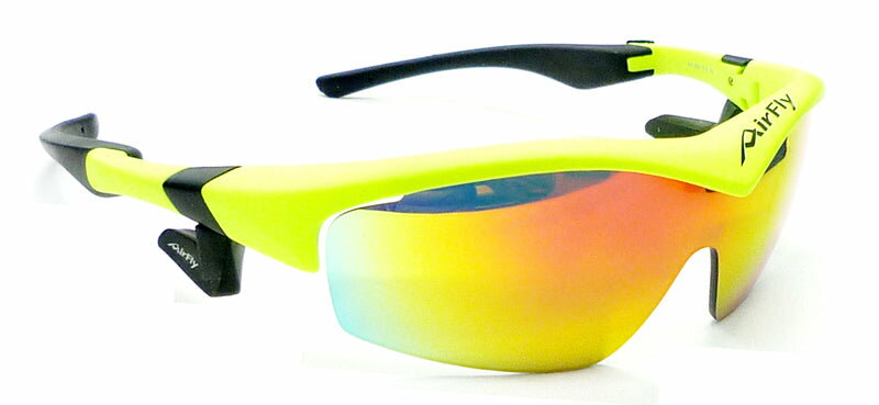 AirFly エアフライ AF-201-C2 NEON YELLOW MATT | 度付き 度なし 度入り 度あり 乱視 伊達 メンズ レディース 本格 おしゃれ フレーム 高級