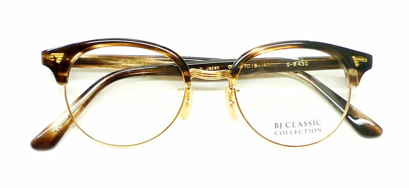 Rakuten - BJ Classic Collection S-8430 クロササ　47□18 (BJクラシック) | 度付き 度なし 度入り 度あり 乱視 伊達 メンズ レディース 本格 おしゃれ フレーム 高級