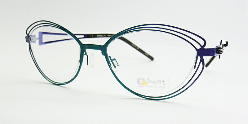 【 オンビート Art series? ?ONB-AT13 】 ▼仕様・生産国:日本　made in japan・素材:ALL β-TITANIUM・レンズサイズ:50mm・レンズ天地サイズ:36mm・ブリッジサイズ:18mm・テンプルサイズ:135mm ▼フレームカラー?・C-1 Purple-Green Gradation (G103)・C-2 Vivid Blue Purple-Pink Gradation (G125)・C-3 Black-Magical Red Gradation (G129) ※レンズをご希望の場合は、セット内容(レンズ選択)の項目から、ご希望のレンズをお選びください。 ※カラーレンズ等、セット内容(レンズ選択)以外のレンズをご希望の場合は、「LENS EXCHANGE レンズ交換」よりご希望のレンズをお選びください。 C-1 Purple-Green Gradation (G103) C-2 Vivid Blue Purple-Pink Gradation (G125) C-3 Black-Magical Red Gradation (G129)