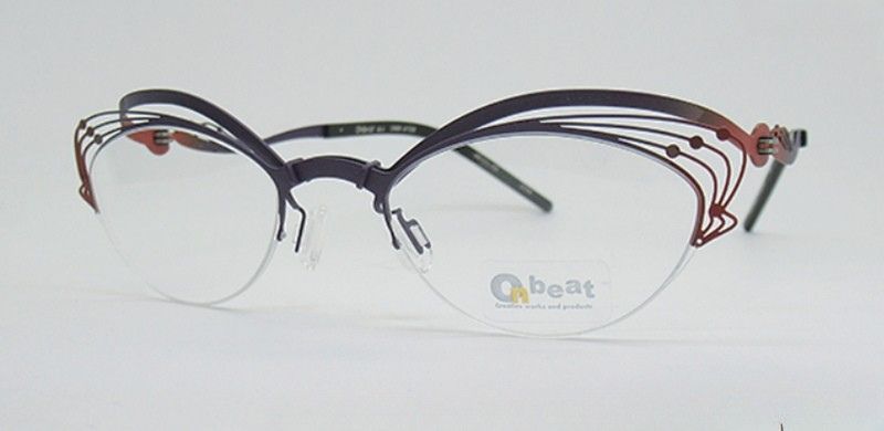 Rakuten - Onbeat オンビート AT-08　48□20 | 度付き 度なし 度入り 度あり 乱視 伊達 メンズ レディース 本格 おしゃれ フレーム 高級