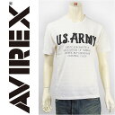 【送料無料】Avirex アビレックス 半袖 シェニール糸刺繍 アーミーTシャツ AVIREX S/S ARMY CHENILLE TEE 6153352-01【smtb-tk】