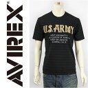 【送料無料】Avirex アビレックス 半袖 シェニール糸刺繍 アーミーTシャツ AVIREX S/S ARMY CHENILLE TEE 6153352-09【smtb-tk】