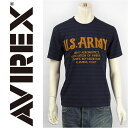 【送料無料】Avirex アビレックス 半袖 シェニール糸刺繍 アーミーTシャツ AVIREX S/S ARMY CHENILLE TEE 6153352-87【smtb-tk】