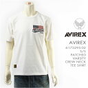 yKizAVIREX ArbNX @[VeB[ TVc pb`h AVIREX S/S PATCHED VARSITY T-SHIRT 6173295-02yE~^[Ez