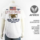 Avirex アビレックス パッチド ミリタリーシャツ AVIREX SS PATCHED MILITARY SHIRT LITTLE CREEK 6195105-02【国内正規品・半袖・ミリタリー・刺繍・送料無料】(4)