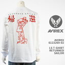 Avirex ArbNX  TVc ^[h Z[[ AVIREX LS RETURNED SAILOR T-SHIRT 6123269-02yKi/N[lbN/hJ/Tz