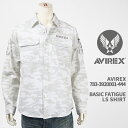 Avirex ArbNX x[VbN t@eB[O Vc AVIREX BASIC FATIGUE L/S SHIRT 783-3920001-444yKi/~^[/z