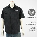 Avirex ArbNX x[VbN t@eB[O Vc AVIREX BASIC FATIGUE SS SHIRT 783-3923001-012yKi/~^[/z