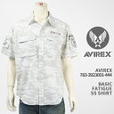 Avirex ArbNX x[VbN t@eB[O Vc AVIREX BASIC FATIGUE SS SHIRT 783-3923001-444yKi/~^[/z