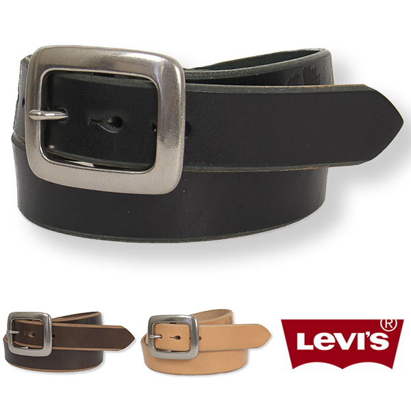楽天ジーンズ　ジーパ　ウェブサイト【日本製・国内正規品】Levi's リーバイス レザーベルト ギャリソンバックル プレミアム 35mm Levi's Leather Belt Made in Japan Premium 12116310 72616310【送料無料】