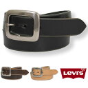 【日本製 国内正規品】Levi 039 s リーバイス レザーベルト ギャリソンバックル プレミアム 35mm Levi 039 s Leather Belt Made in Japan Premium 12116310 72616310【送料無料】