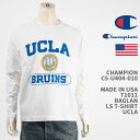 Champion `sI ChCUSA T1011 O  TVc UCLA CHAMPION MADE IN USA T1011 RAGLAN LS TEE UCLA C5-U404-010yKi/čz