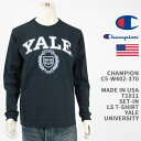 Champion `sI ChCUSA T1011 ZbgC  TVc CF[w CHAMPION MADE IN USA T1011 SET-IN LS TEE YALE UNIVERSITY C5-W402-370yKi/G[w/čz