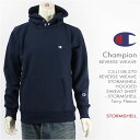 yKizChampion `sI o[XEB[u Xg[VF vI[o[ XEFbgp[J[ CHAMPION REVERSE WEAVE STORMSHELL HOODED SWEAT SHIRT C3-L108-370ynEvp[JEz