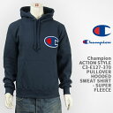 yKizChampion `sI vI[o[ XEFbgp[J[ ANVX^C Champion ACTION STYLE PULLOVER HOODED SWEATSHIRT C3-E127-370yz