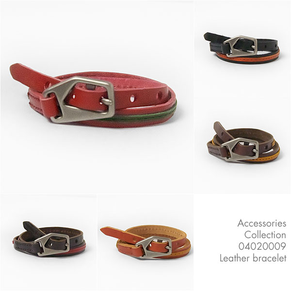 【クリックポスト対応可】レザー ブレスレット Leather Bracelet 04020009【本革】